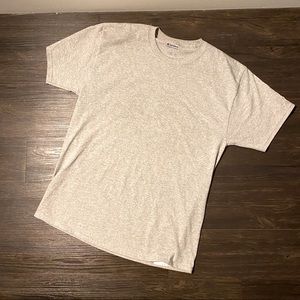 Champion basic tee — heather gray